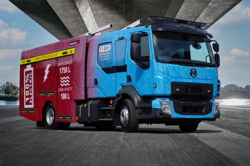 The World's First Fully Electric Fire Engine.